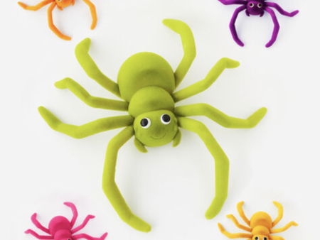 Flocked Giant Spider Figure Fashion