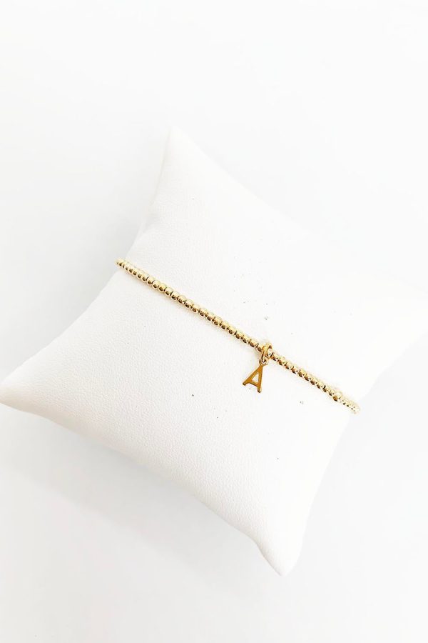 EN Respect Outlined Initial Bracelet on Sale