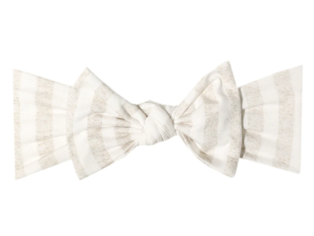 Baby Knit Headband Bow - Coastal Hot on Sale