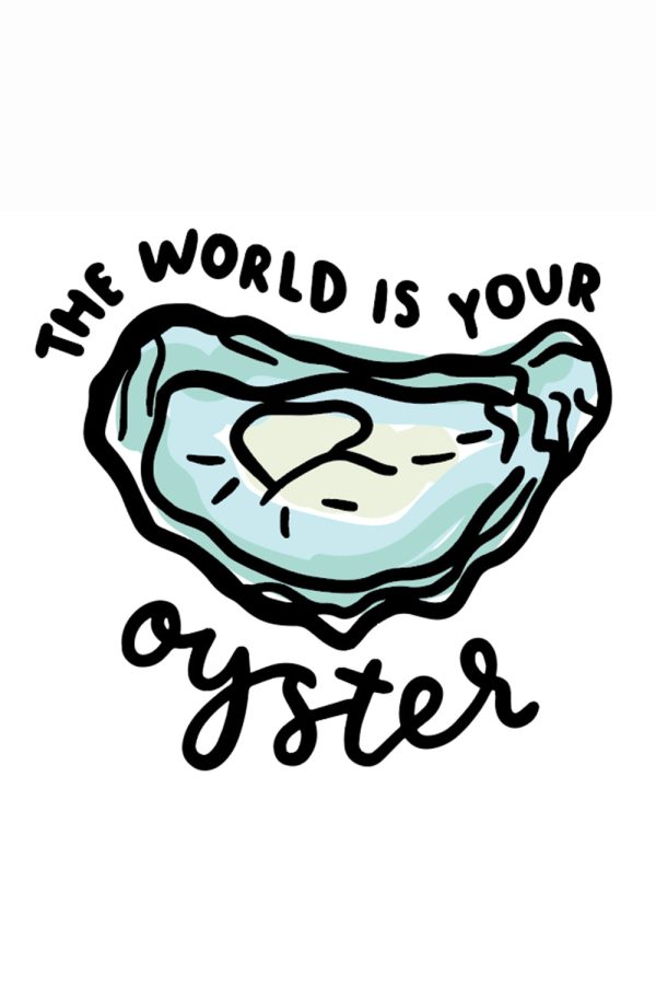 Trendy Sticker - World is your Oyster Online Sale