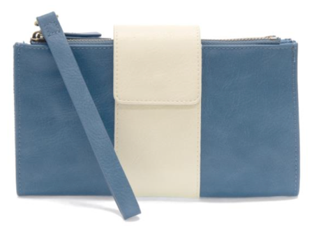 Joy Camryn Wallet - Surf Blue   White on Sale