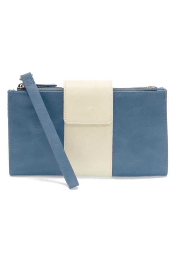 Joy Camryn Wallet - Surf Blue   White on Sale