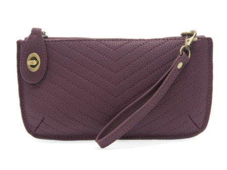 Joy Mini Crossbody Wristlet Clutch - Quilted Plum Online