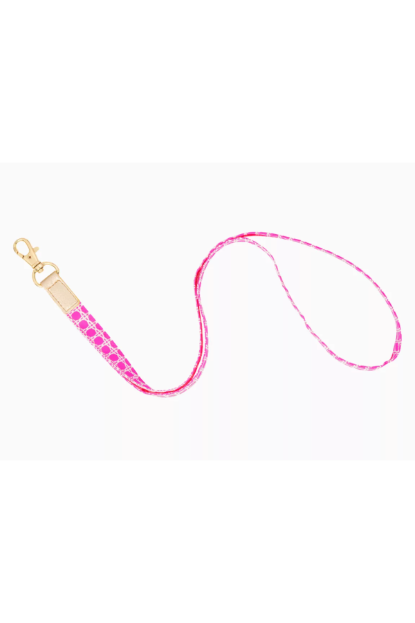 Lilly Lanyard - Havana Pink Caning Discount