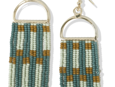 Allison Check Bead Earring Sale