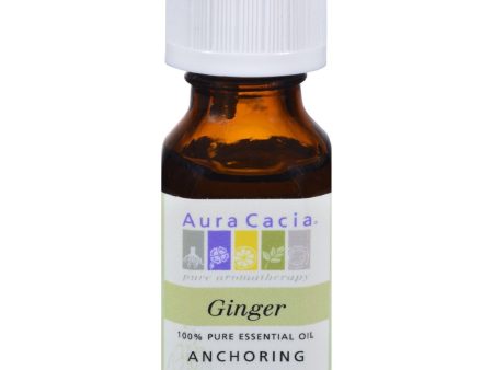 Aura Cacia Essential Oil Ginger - 0.5 Fl Oz Online