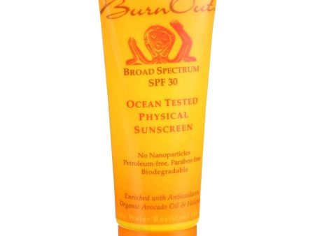 Burn Out Physical Sunscreen - Ocean Tested - Spf 30 - 3.4 Oz on Sale