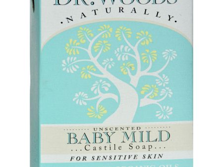 Dr. Woods Bar Soap Baby Mild Unscented - 5.25 Oz Hot on Sale