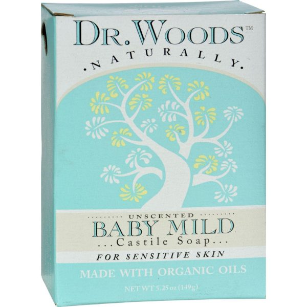 Dr. Woods Bar Soap Baby Mild Unscented - 5.25 Oz Hot on Sale