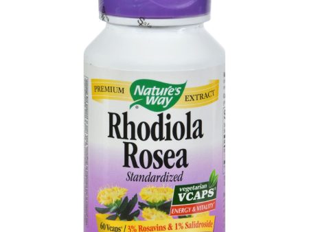 Nature s Way Rhodiola Rosea Standardized - 60 Vcaps Online now