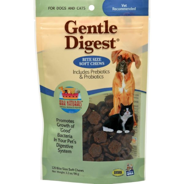 Ark Naturals Gentle Digest For Dogs And Cats - 120 Soft Chews Discount