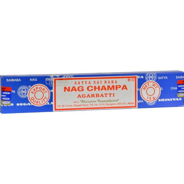 Sai Baba Nag Champa Agarbatti Incense - 15 G - Case Of 12 Hot on Sale