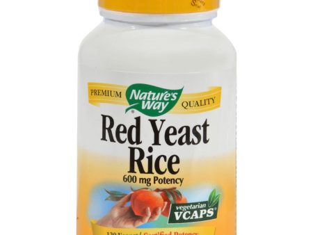 Nature s Way Red Yeast Rice - 120 Vegetarian Capsules Online Sale