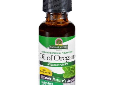 Nature s Answer Oil Of Oregano Leaf - 1 Fl Oz Online Hot Sale