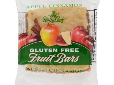 Betty Lou s Gluten Free Fruit Bars Apple Cinnamon - 2 Oz - Case Of 12 For Cheap