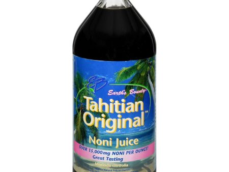 Earth s Bounty Tahitian Original Noni Juice - 32 Fl Oz Supply