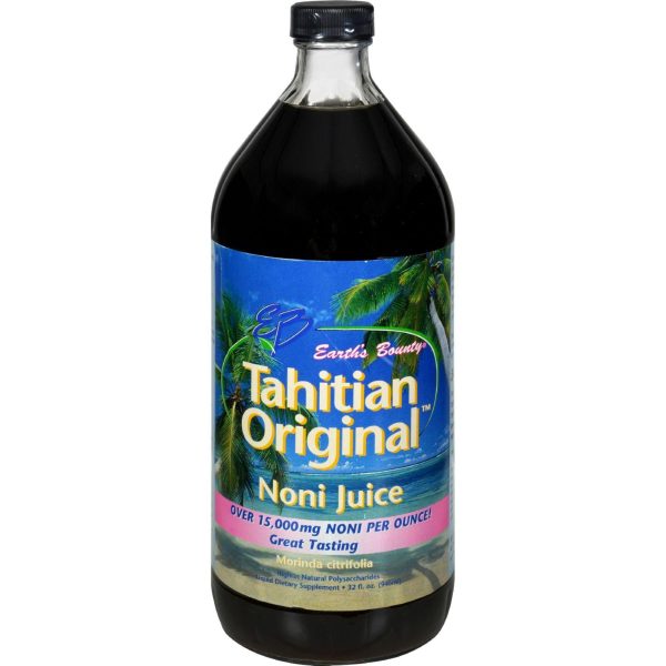 Earth s Bounty Tahitian Original Noni Juice - 32 Fl Oz Supply