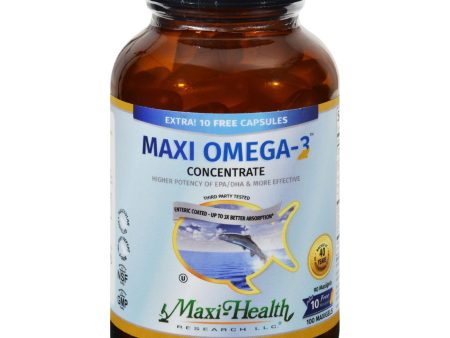 Maxi Health Maxi Omega 3 Concentrate - 90 Maxigels Discount