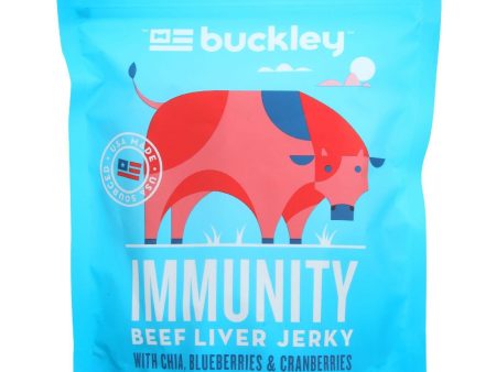 Buckley Jerky - Immunity - Beef Liver - 5 Oz - Case Of 6 Online