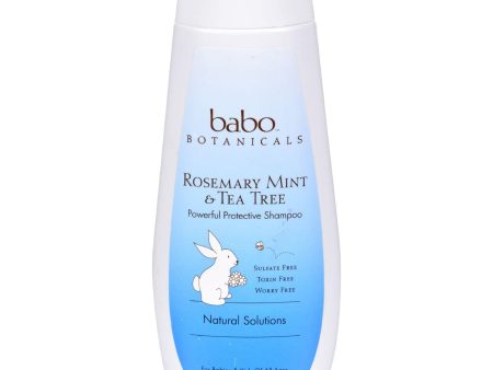 Babo Botanicals Shampoo - Lice Repel Rosemary Mint And Tea Tree - 8 Oz Sale