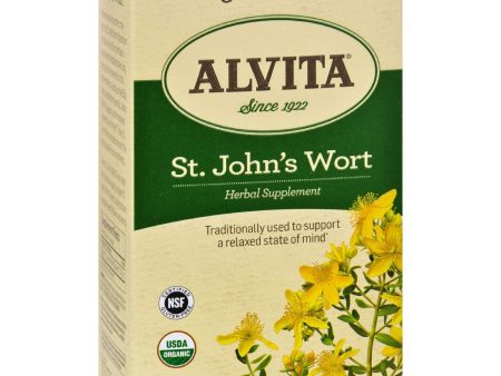 Alvita Tea - Organic - St Johns Wort Herbal - 24 Tea Bags Fashion