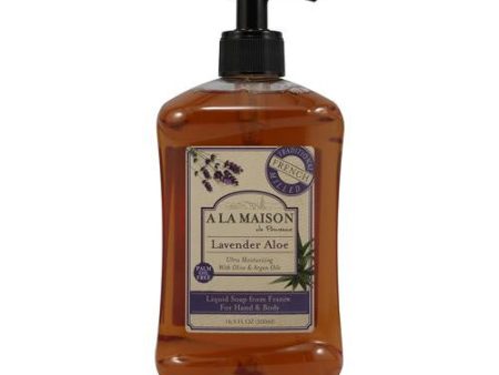 A La Maison French Liquid Soap Lavender Aloe - 16.9 Fl Oz Hot on Sale