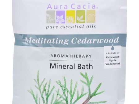 Aura Cacia Aromatherapy Mineral Bath Meditation - 2.5 Oz - Case Of 6 on Sale