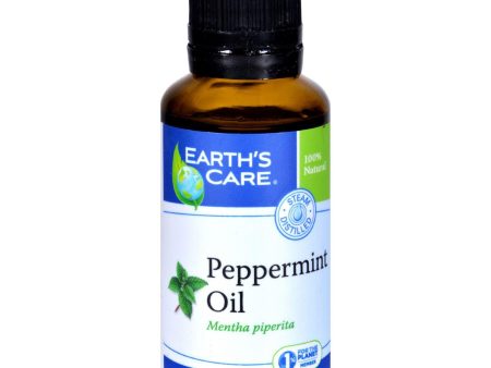 Earth s Care Essential Oil - 100 Percent Pure - Natr - Peppermint - 1 Fl Oz Sale