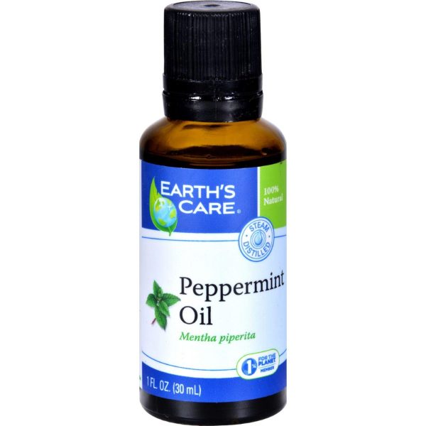 Earth s Care Essential Oil - 100 Percent Pure - Natr - Peppermint - 1 Fl Oz Sale