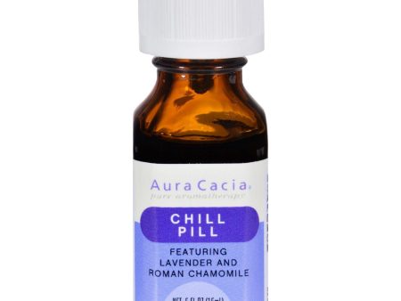 Aura Cacia Essential Solutions Chill Pill - 0.05 Fl Oz Hot on Sale