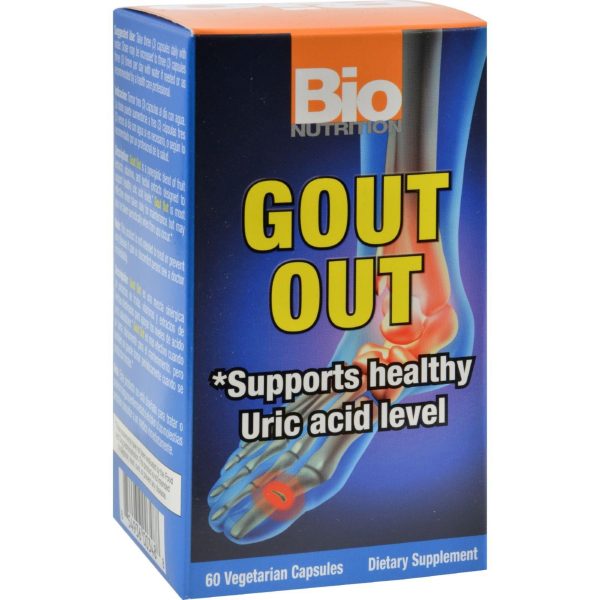 Bio Nutrition Gout Out - 60 Vegetarian Capsules Supply