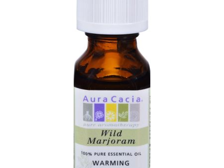 Aura Cacia Pure Essential Oil Wild Marjoram - 0.5 Fl Oz For Discount