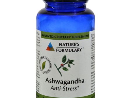 Nature s Formulary Ashwagandha - 60 Vegetarian Capsules For Sale