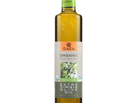 Gaea Olive Oil - Organic - Extra Virgin - 17 Oz - Case Of 6 Online Hot Sale