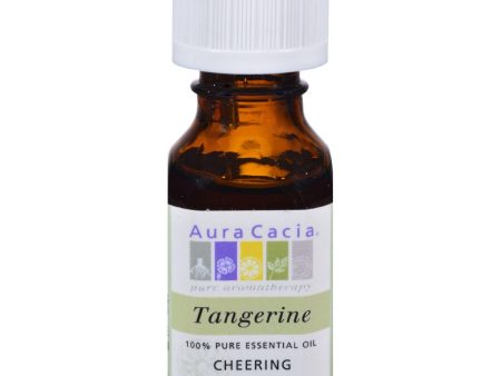 Aura Cacia Pure Essential Oil Tangerine - 0.5 Fl Oz Online Sale