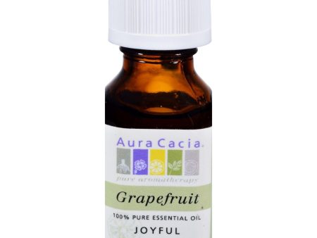 Aura Cacia Pure Essential Oil Grapefruit - 0.5 Fl Oz Sale