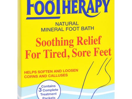 Queen Helene Footherapy Mineral Salt - Trial Size - Case Of 6 - 3 Oz Supply