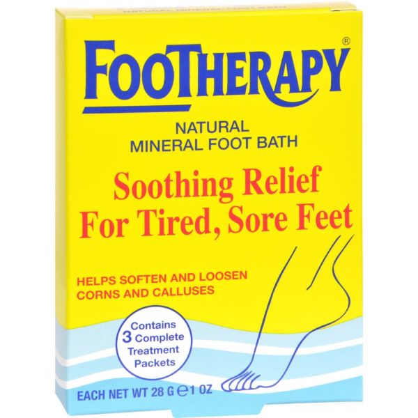 Queen Helene Footherapy Mineral Salt - Trial Size - Case Of 6 - 3 Oz Supply