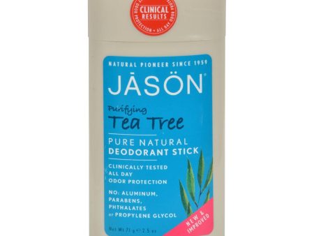 Jason Deodorant Stick Tea Tree - 2.5 Oz Sale