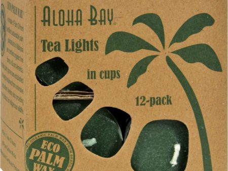 Aloha Bay Tea Light - Green - 12-.7 Oz Online Sale