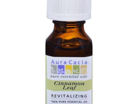 Aura Cacia Pure Essential Oil Cinnamon Leaf - 0.5 Fl Oz For Discount