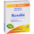 Boiron Roxalia Tablets - Sore Throat - 60 Tablets Sale