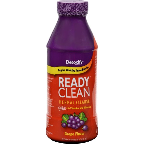 Detoxify Ready Clean Herbal Natural Grape - 16 Fl Oz Cheap