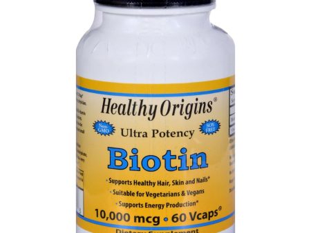 Healthy Origins Biotin - 10,000 Mcg - 60 Vcaps Online