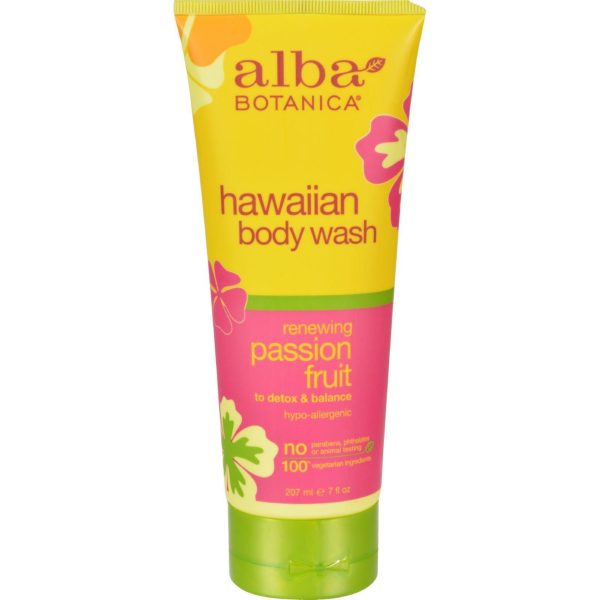 Alba Botanica Hawaiian Body Wash Passion Fruit - 7 Fl Oz Fashion