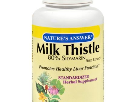 Nature s Answer Milk Thistle Seed Extract - 120 Vegetarian Capsules Cheap