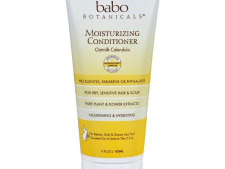 Babo Botanicals Conditioner - Moisturizing - Oatmilk - 6 Oz Discount