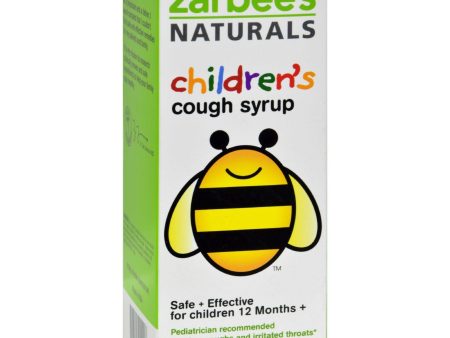 Zarbee s All-natural Children s Cough Syrup 12 Months+ - Natural Cherry Flavor - 4 Oz Discount