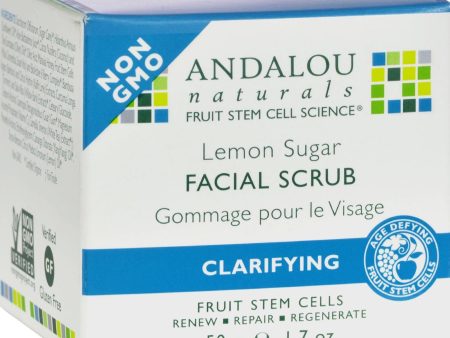 Andalou Naturals Clarifying Facial Scrub Lemon Sugar - 1.7 Fl Oz For Discount