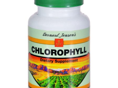 Bernard Jensen Chlorophyll - 200 Tablets Hot on Sale